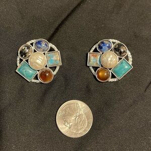 Vintage “Happy Holiday” Clip-on Earrings